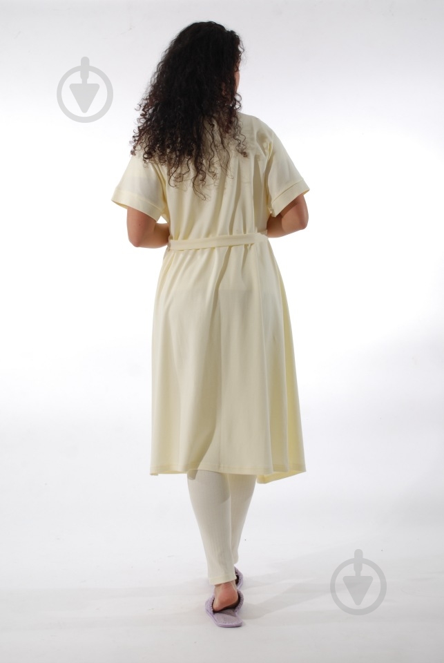 Халат Flis clothes р. L кремовый - фото 2 Халат Flis clothes р. L кремовый - фото 2