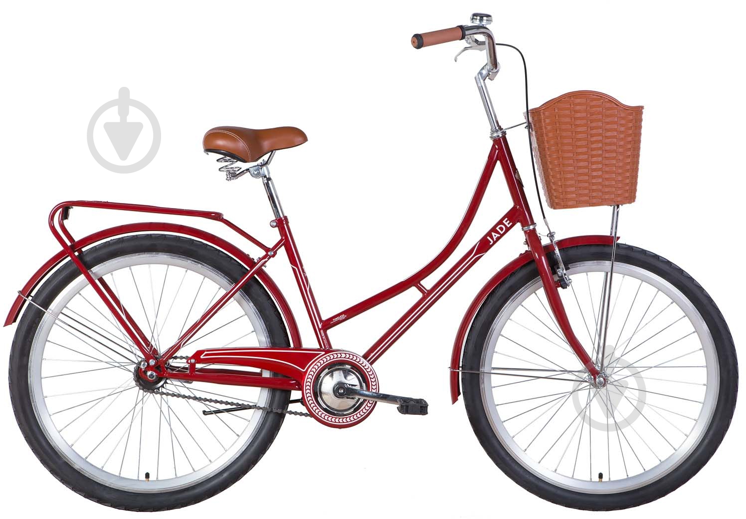 Велосипед Dorozhnik 26" 17"(43 см) JADE OPS-D-26-172 бордовый - фото 1