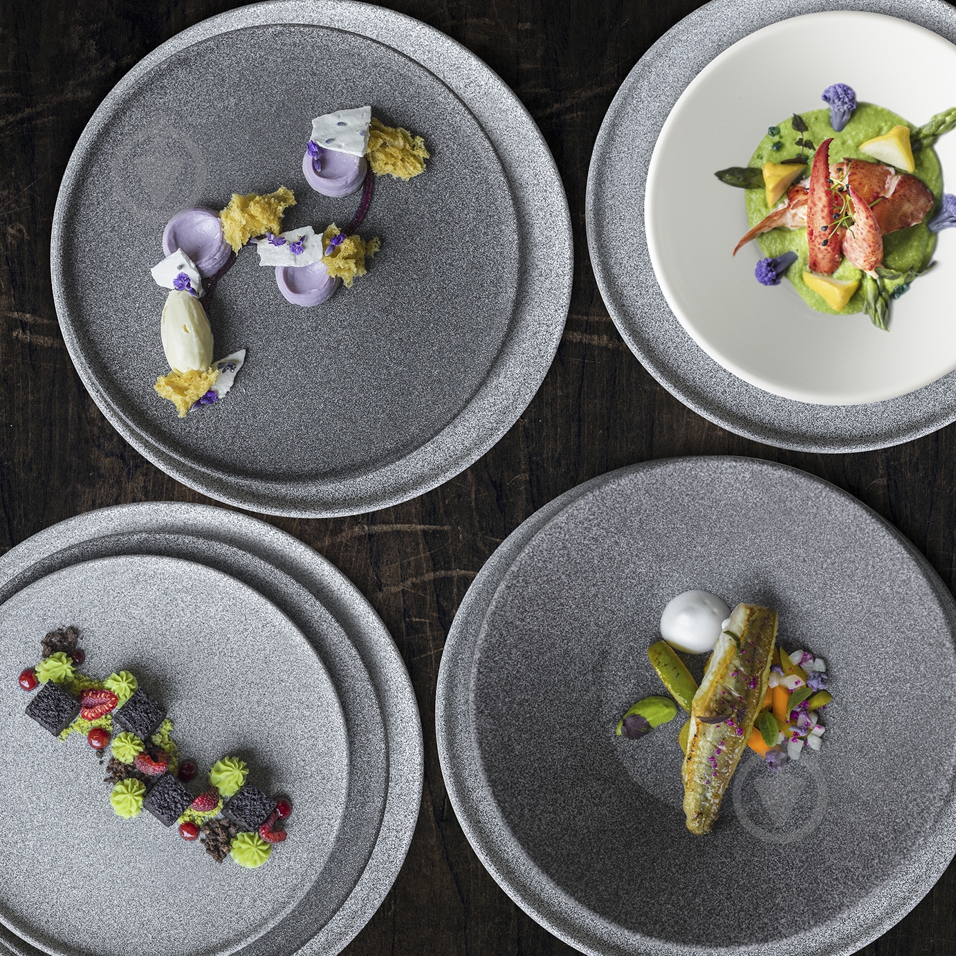 Тарілка підставна G.Benedikt 26 см сіра полірована G4Y2126 Granit - фото 4 Тарілка підставна G.Benedikt 26 см сіра полірована G4Y2126 Granit - фото 4