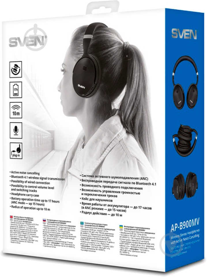 Наушники Sven AP-B900MV (850229) Bluetooth - фото 9