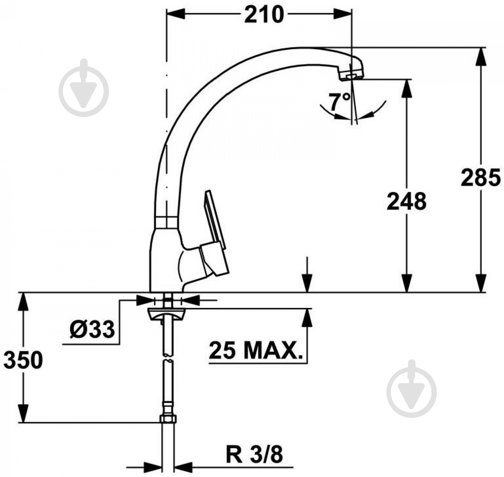 Смеситель для кухни Teka MF-2 Forum H 81911462 - фото 5 Смеситель для кухни Teka MF-2 Forum H 81911462 - фото 5