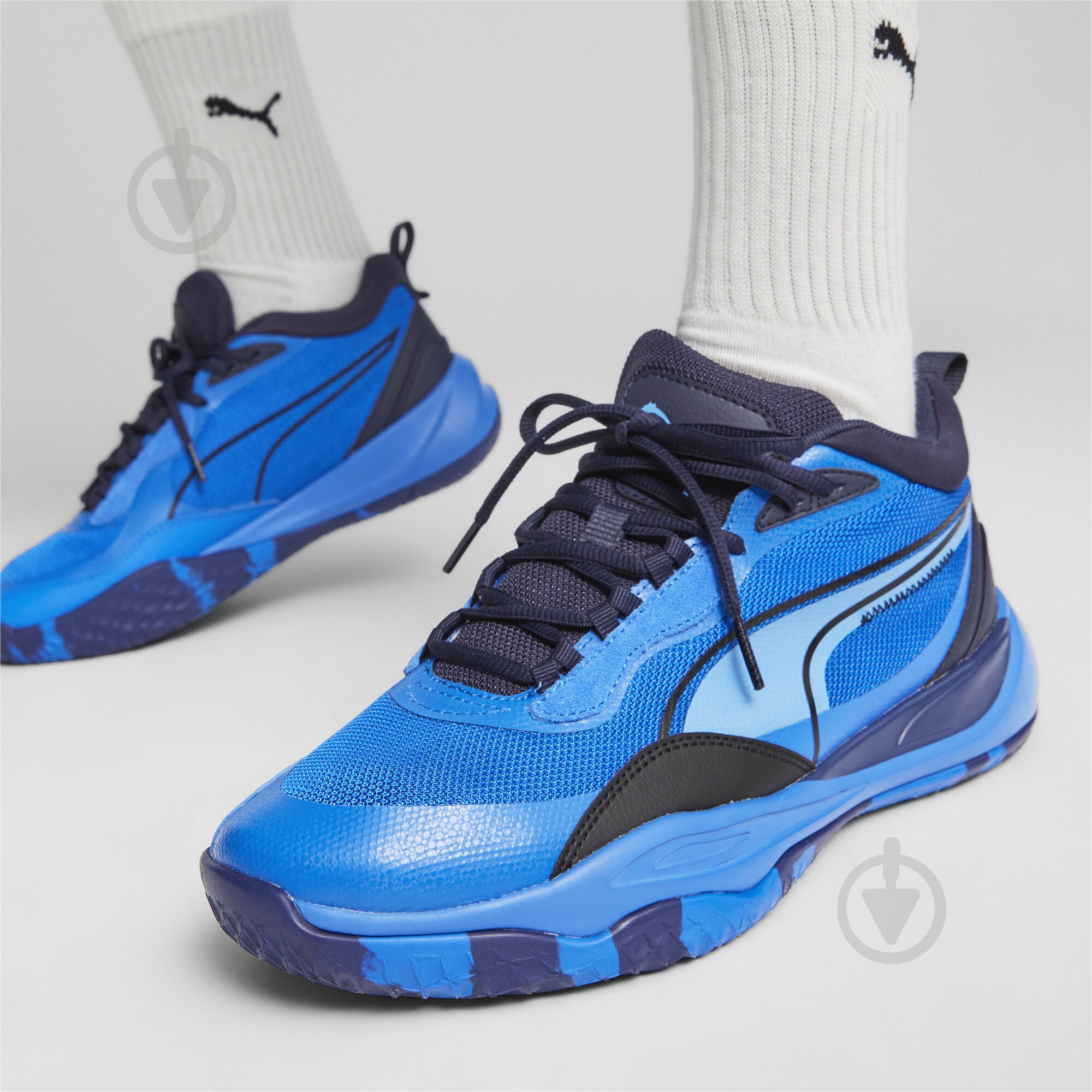 Кроссовки мужские демисезонные Puma PLAYMAKER PRO 37757221 р.40,5 синие - фото 7