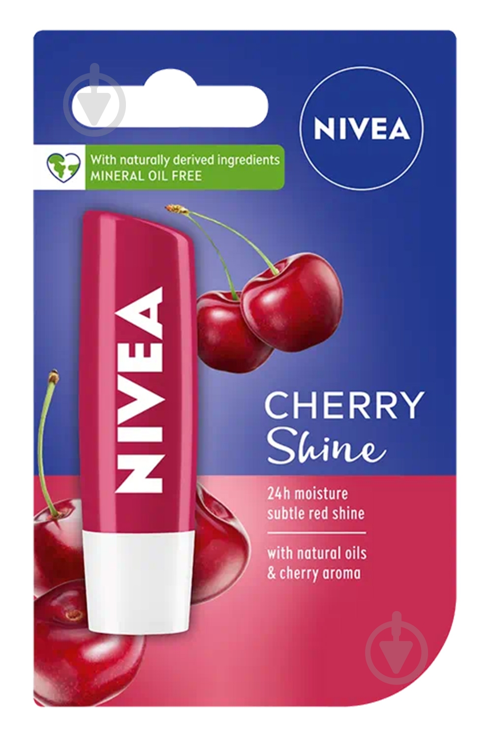 Бальзам для губ Nivea Фруктовое сияние Вишня 4,8 мл - фото 1