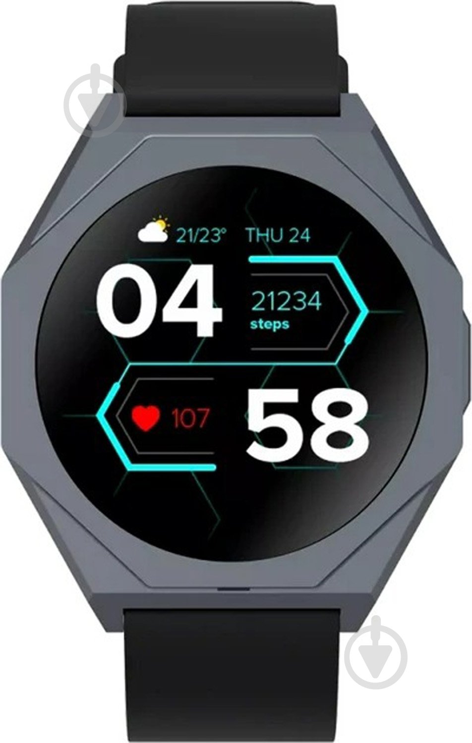 Смарт-годинник Canyon Otto SW-86 black (CNS-SW86BB) - фото 3
