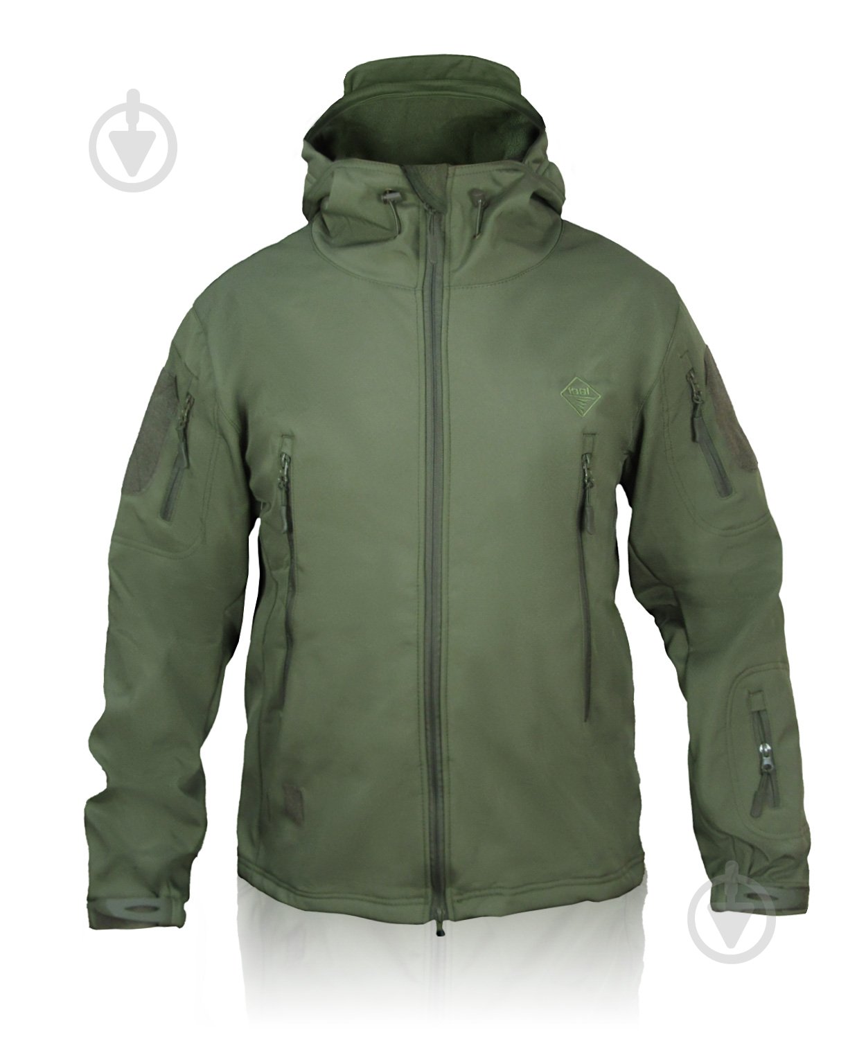 Куртка 1991 ТМ тактическая влагозащитная SoftShell, Green 34123-JA-01-G-3XL р.3XL - фото 1