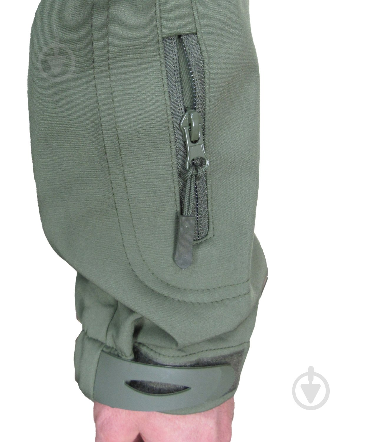 Куртка 1991 ТМ тактическая влагозащитная SoftShell, Green 34123-JA-01-G-3XL р.3XL - фото 5