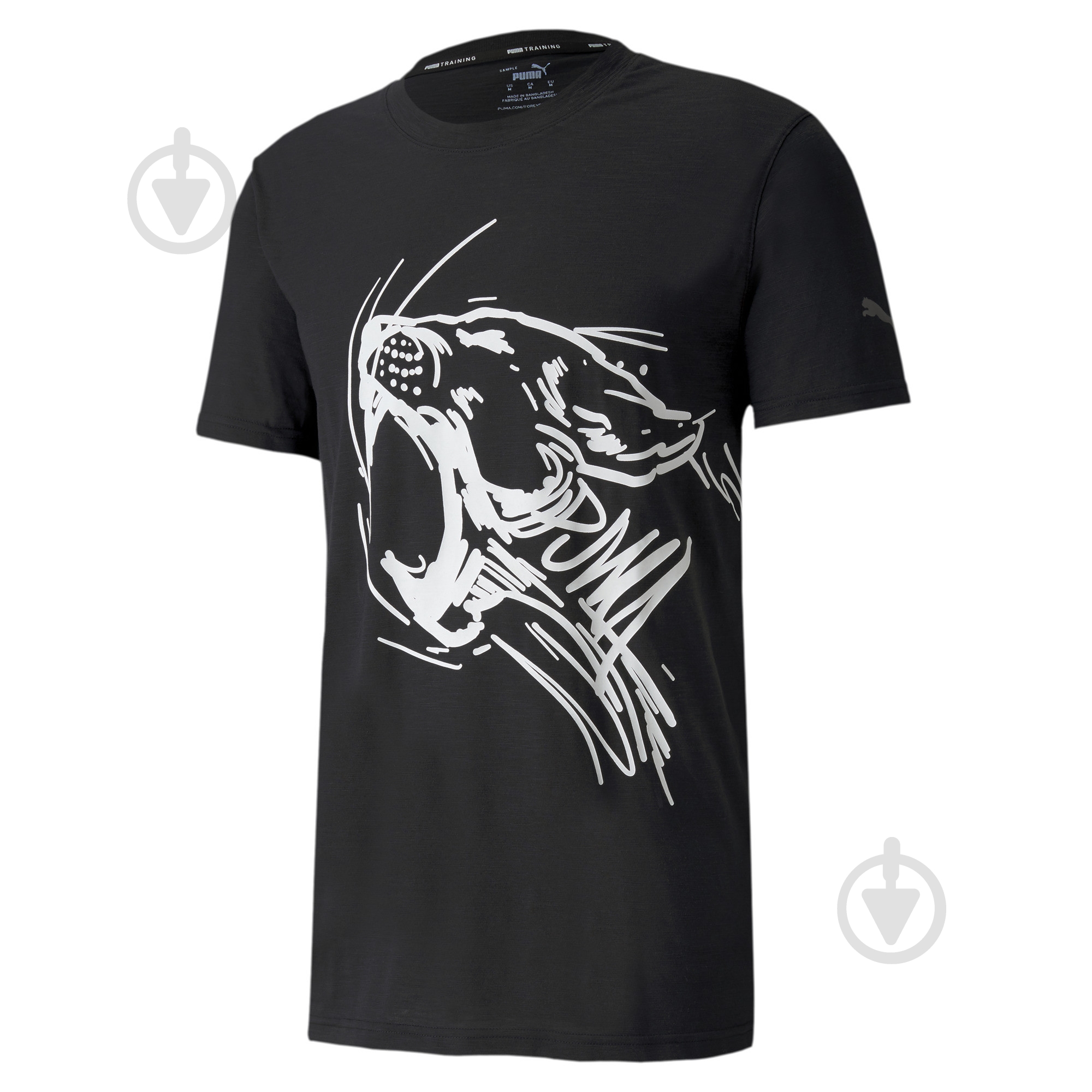 Футболка Puma Performance Graphic SS Tee 51944901 р.2XL черный - фото 2