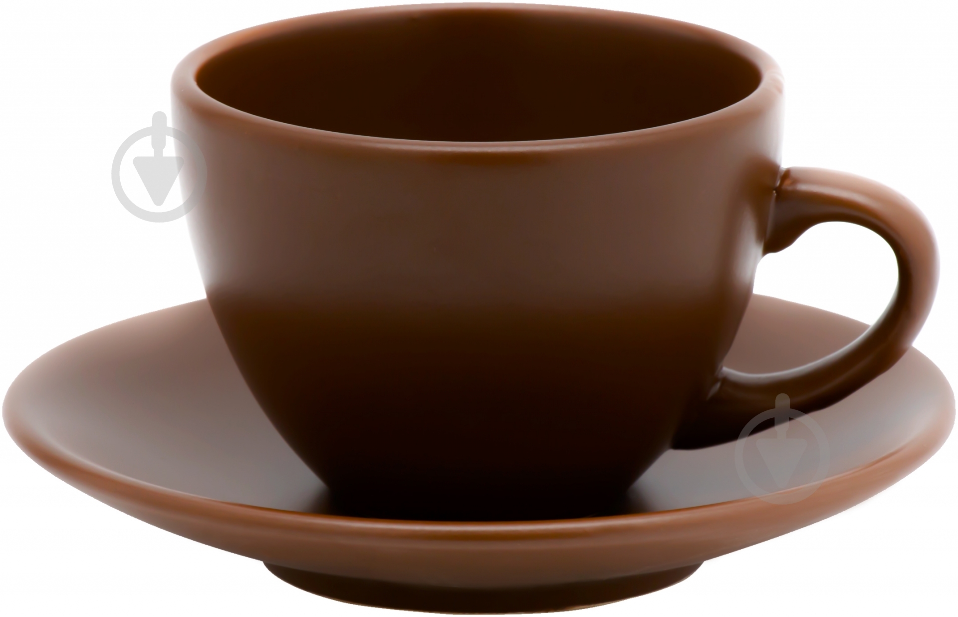 Чашка с блюдцем Keramia Табако 207 мл 24-237-049 - фото 1 Чашка с блюдцем Keramia Табако 207 мл 24-237-049 - фото 1