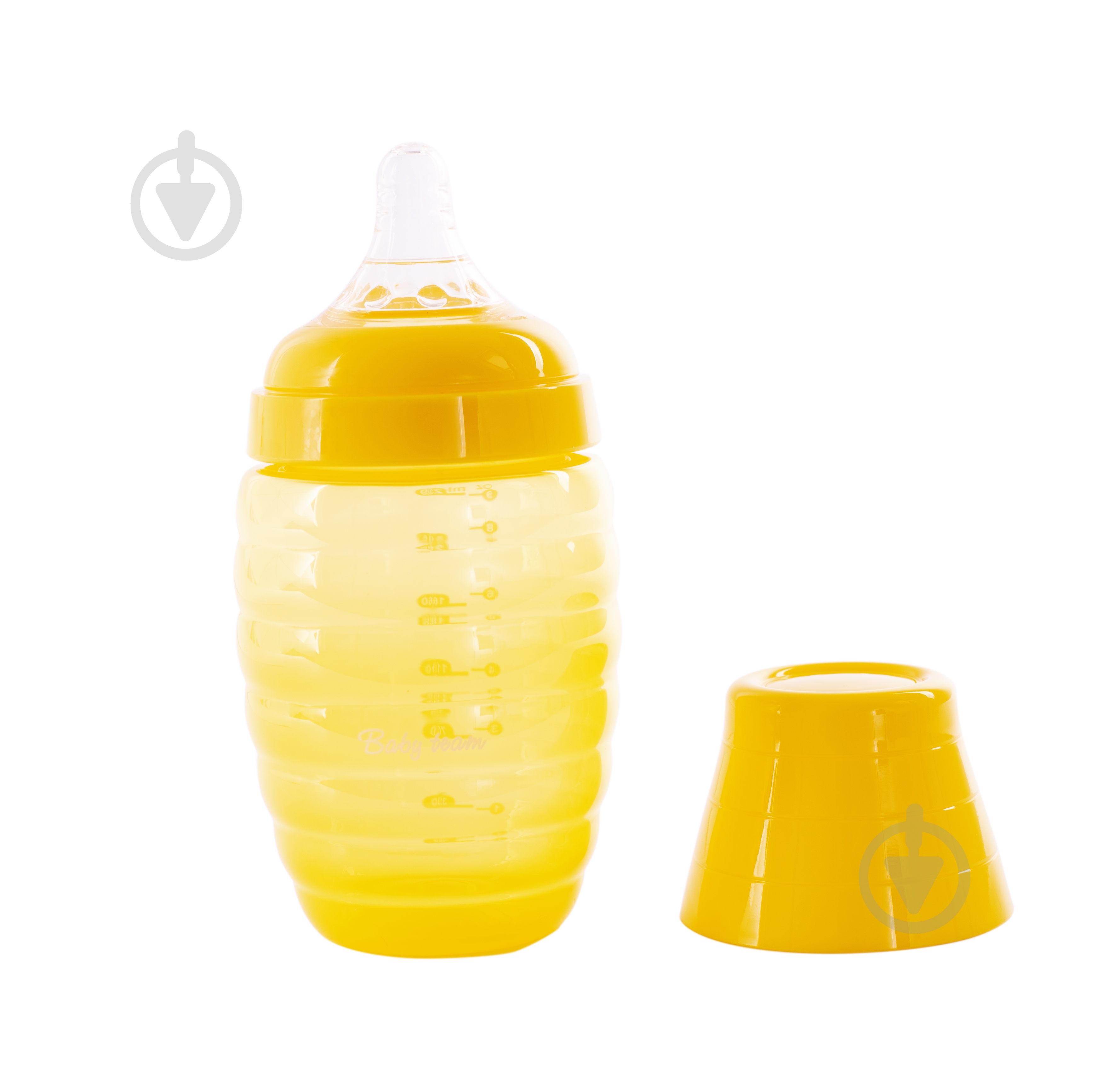 Бутылочка Baby Team с широким горлом 250 мл в ассортименте - фото 2