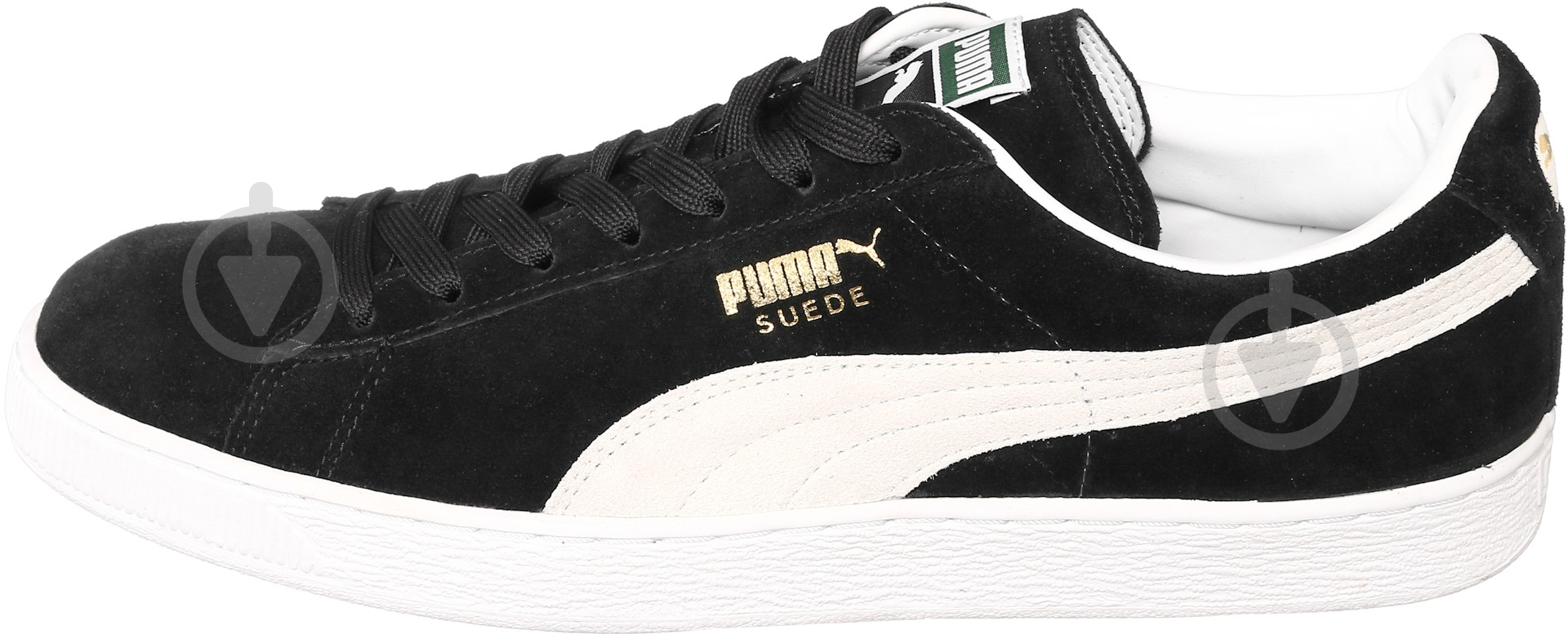 Кроссовки мужские демисезонные Puma Suede Classic+ 35263403 р.45 черные - фото 6