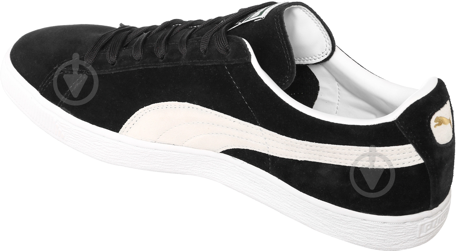 Кроссовки мужские демисезонные Puma Suede Classic+ 35263403 р.45 черные - фото 4