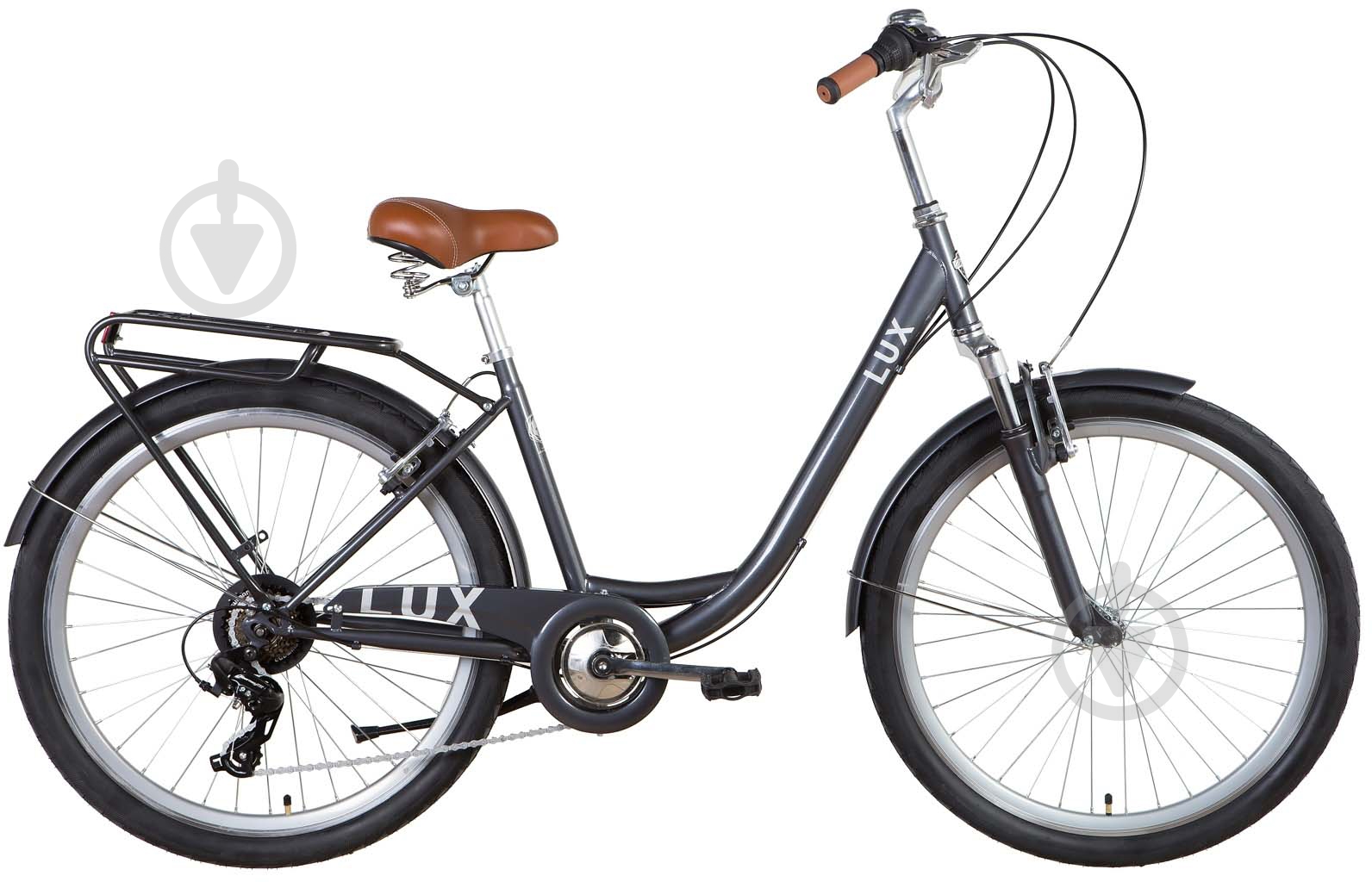Велосипед Dorozhnik 26" 17"(43 см) LUX OPS-D-26-175 голубой - фото 1