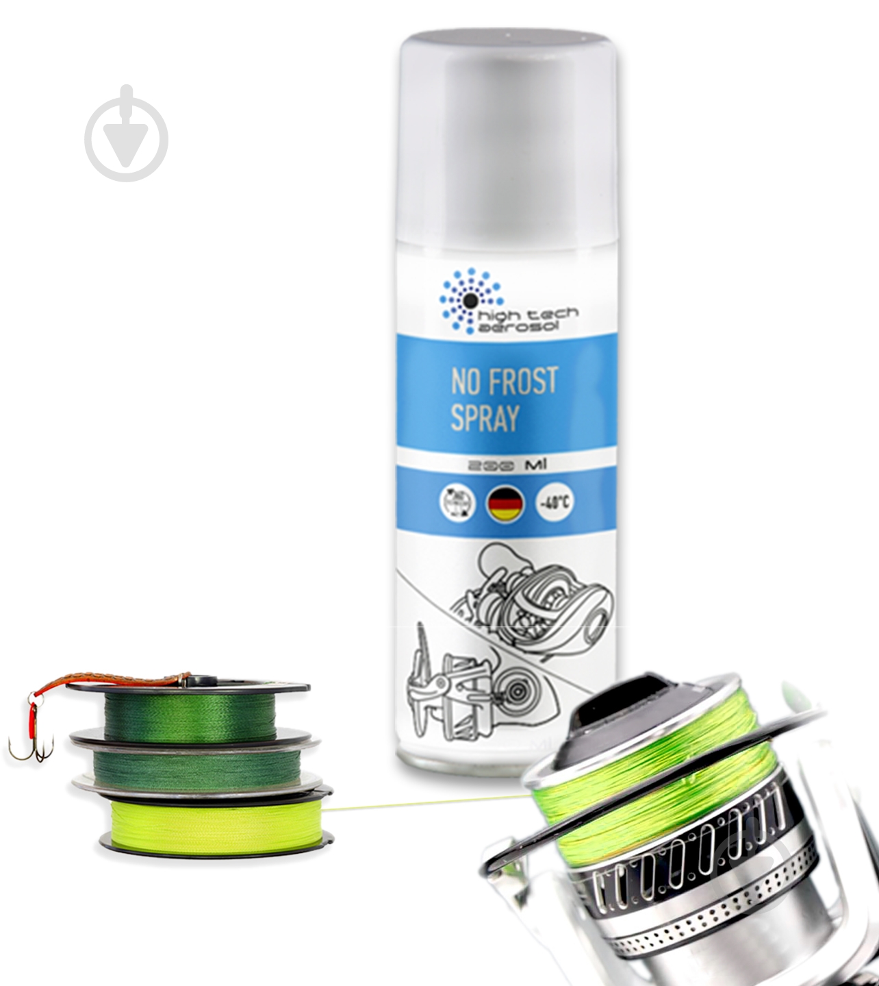 Спрей High Tech Aerosol антизамерзаючий No Frost 200 ml - фото 3