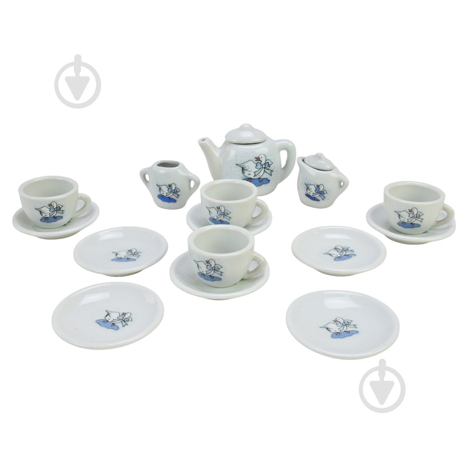 Набір дитячого посуду Shantou чайний сервіз 868-E5 - фото 2 Набір дитячого посуду Shantou чайний сервіз 868-E5 - фото 2