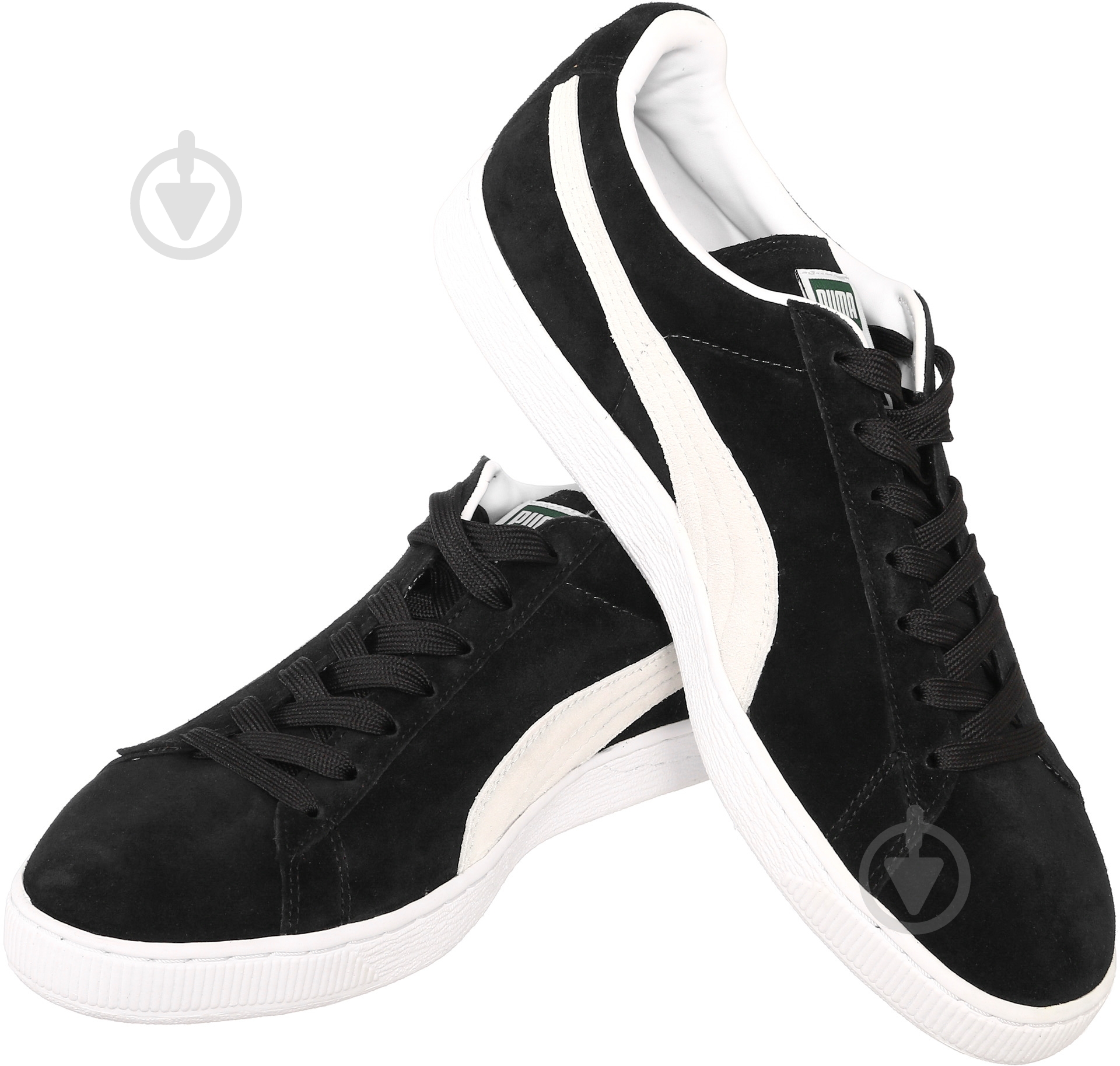 Кросівки чоловічі демісезонні Puma Suede Classic+ 35263403 р.47 чорні - фото 1