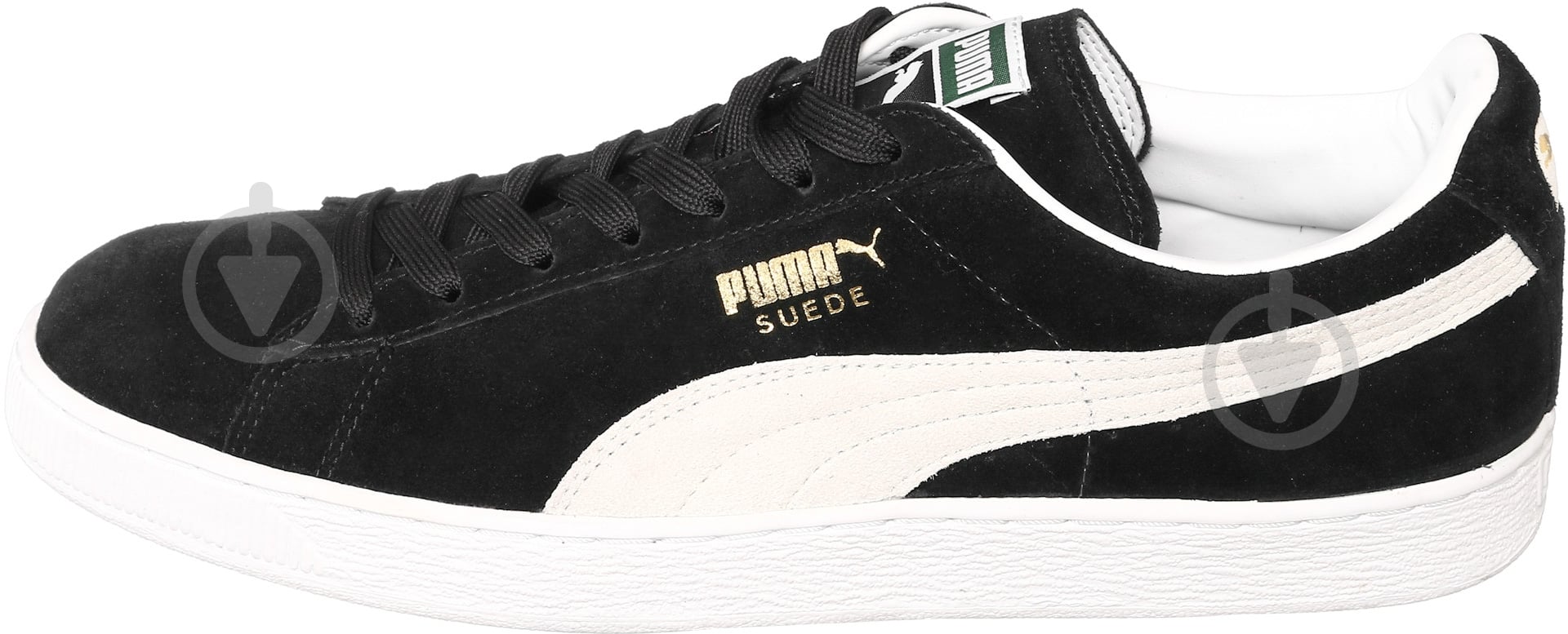 Кросівки чоловічі демісезонні Puma Suede Classic+ 35263403 р.47 чорні - фото 6