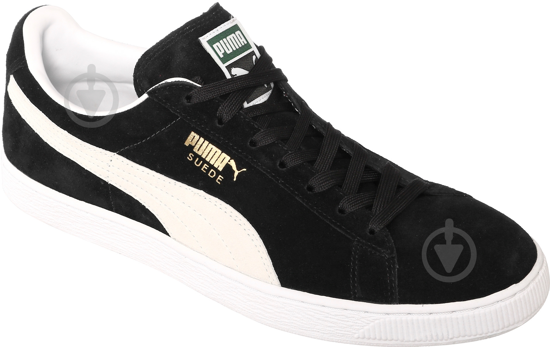 Кросівки чоловічі демісезонні Puma Suede Classic+ 35263403 р.47 чорні - фото 3