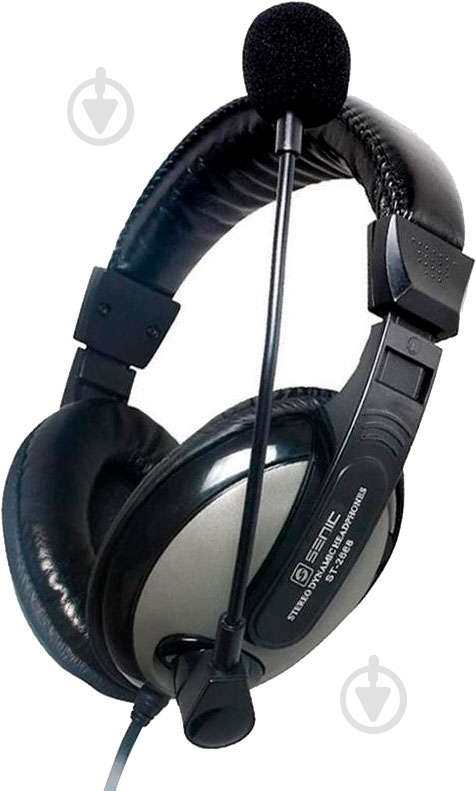 Гарнитура Somic ST2688 black/silver (9590010338) - фото 1