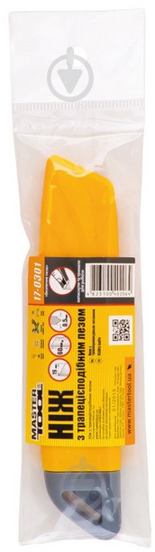 Ніж-трапеція MasterTool 17-0301 - фото 2 Ніж-трапеція MasterTool 17-0301 - фото 2