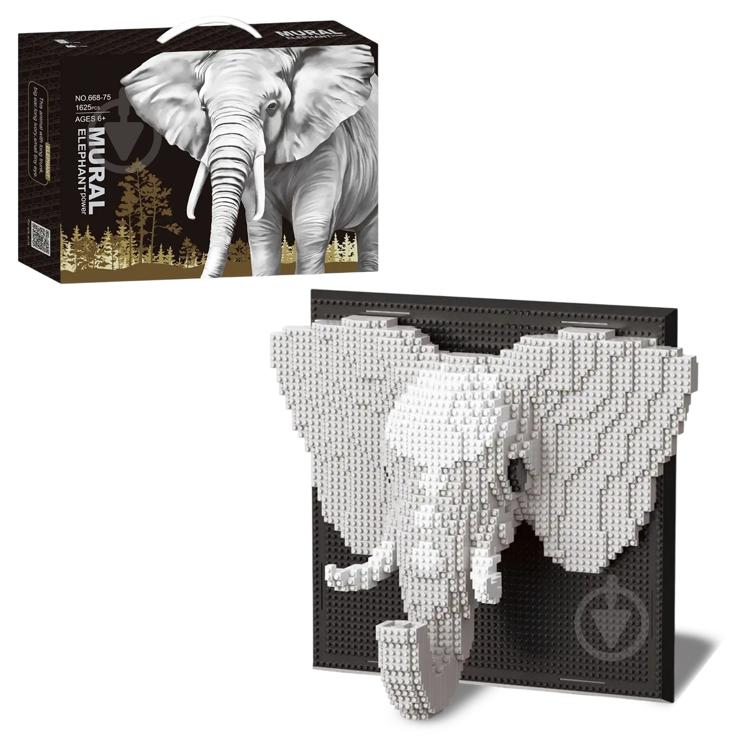 3D-конструктор Shantou Слон 668-75 - фото 1 3D-конструктор Shantou Слон 668-75 - фото 1