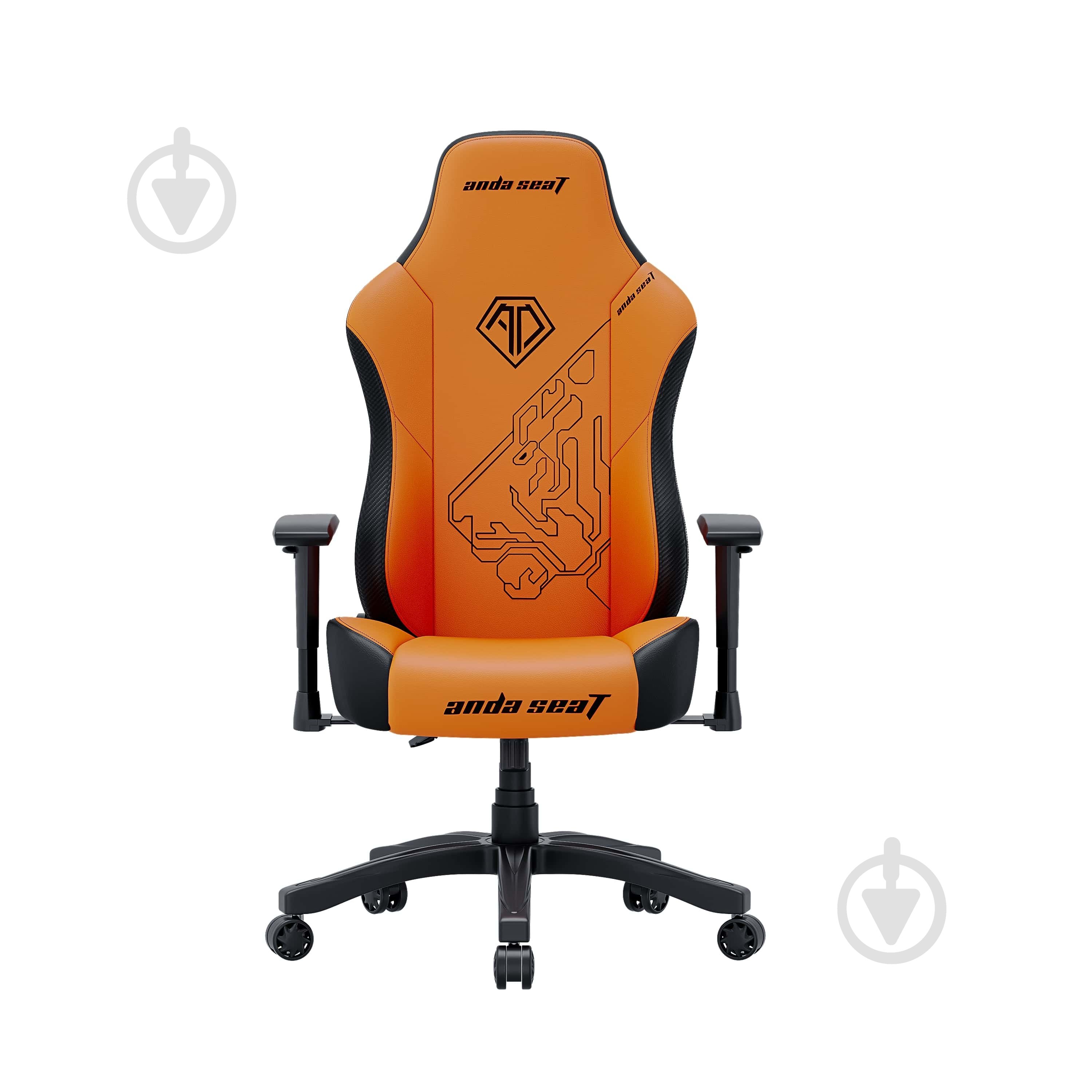 Кресло игровое Anda Seat Phantom 3 Tiger Edition оранжевый - фото 2