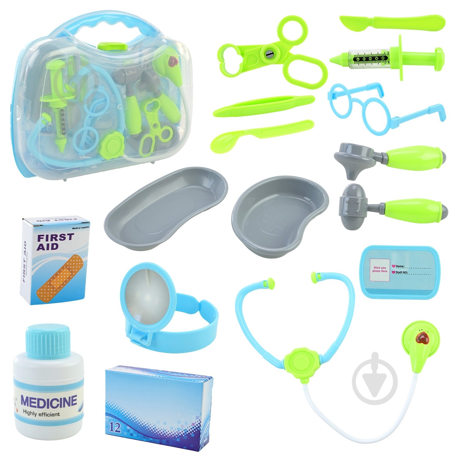 Набор доктора Shantou в чемодане с аксессуарами D1505B - фото 1 Набор доктора Shantou в чемодане с аксессуарами D1505B - фото 1