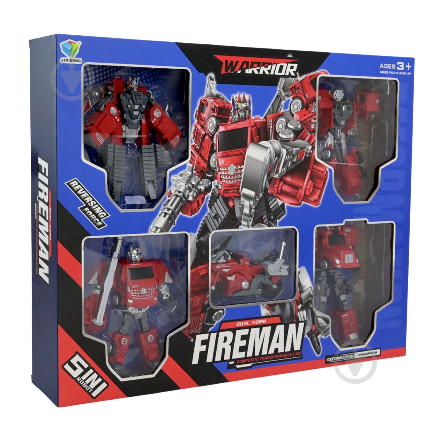 Робот-трансформер Shantou Пожарная спецтехника 5 в 1 788-92Y - фото 9