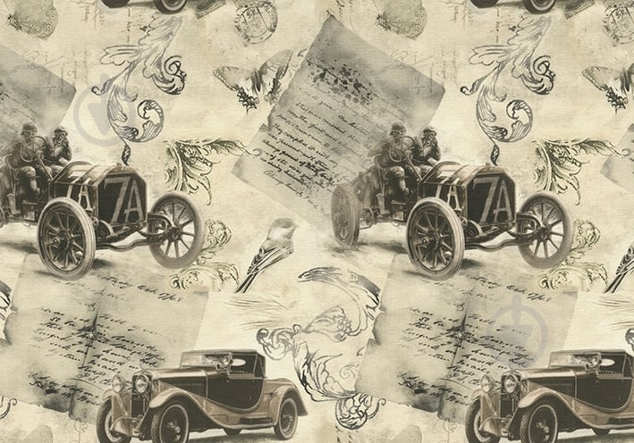 Обои виниловые горячего тиснения Vinil Авто декор СШТ 3-1150 1,06x10,05 м - фото 1 Обои виниловые горячего тиснения Vinil Авто декор СШТ 3-1150 1,06x10,05 м - фото 1