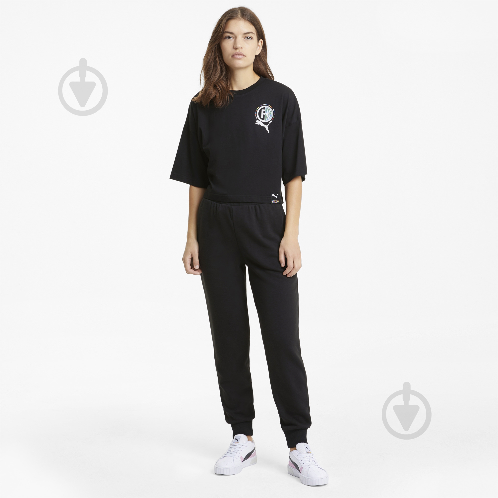 Футболка Puma PI Graphic Tee 59970201 р.S черный - фото 5
