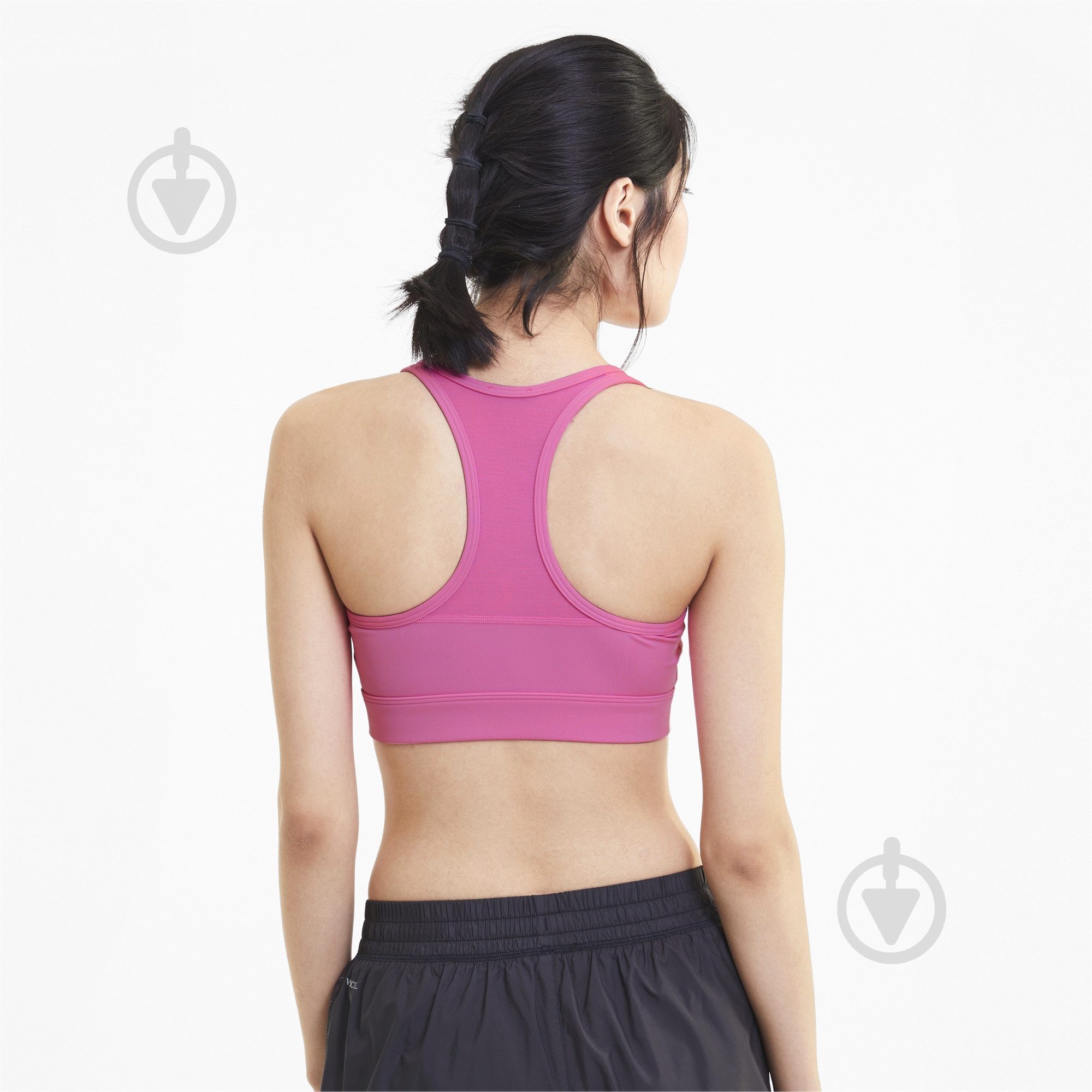 Бра Puma High Impact Front Zip Bra 51947003 S розовый - фото 4
