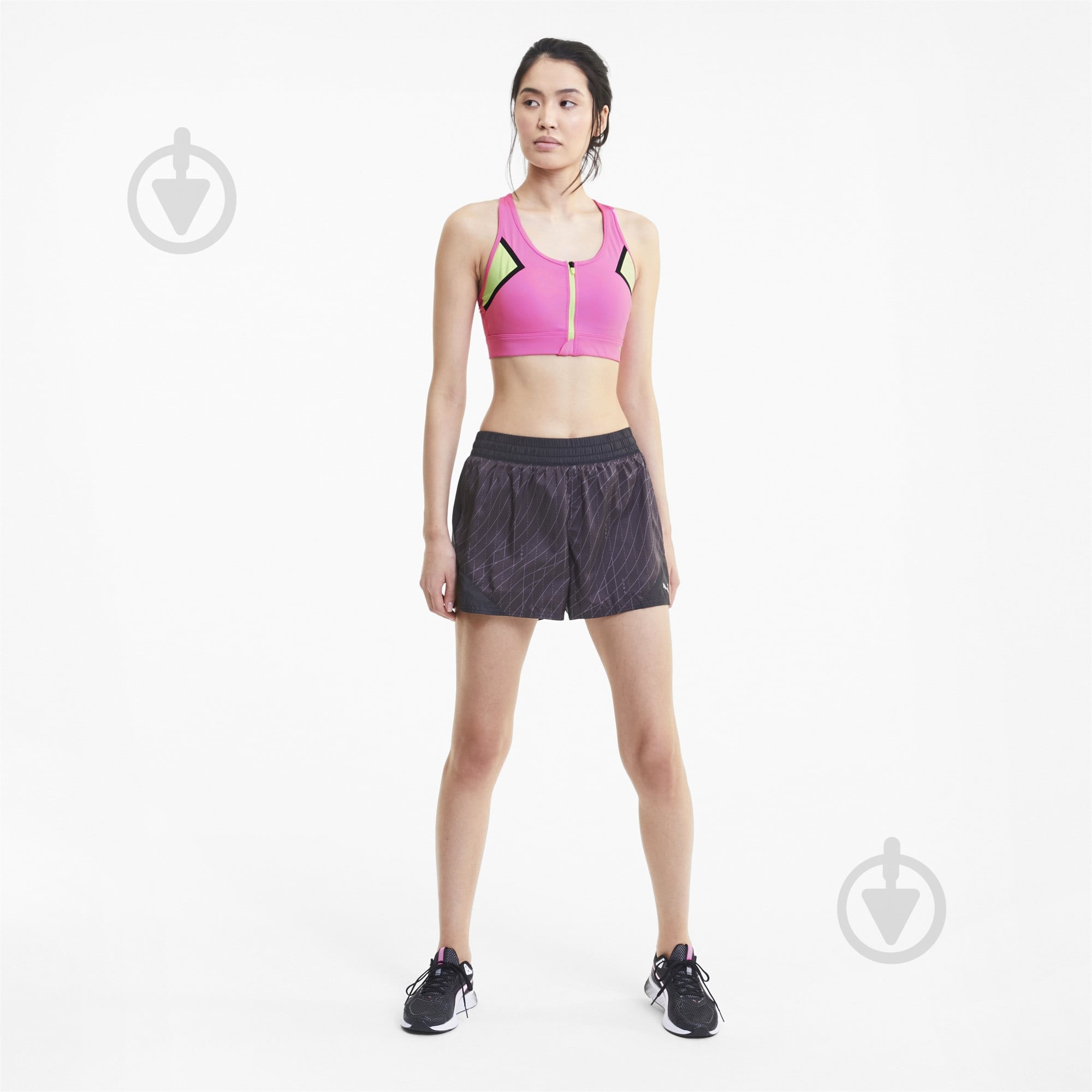 Бра Puma High Impact Front Zip Bra 51947003 S розовый - фото 5
