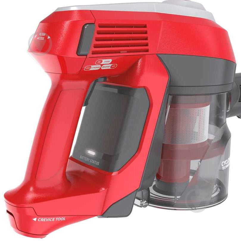 Пылесос Hoover HF122RH 011 black/red - фото 7