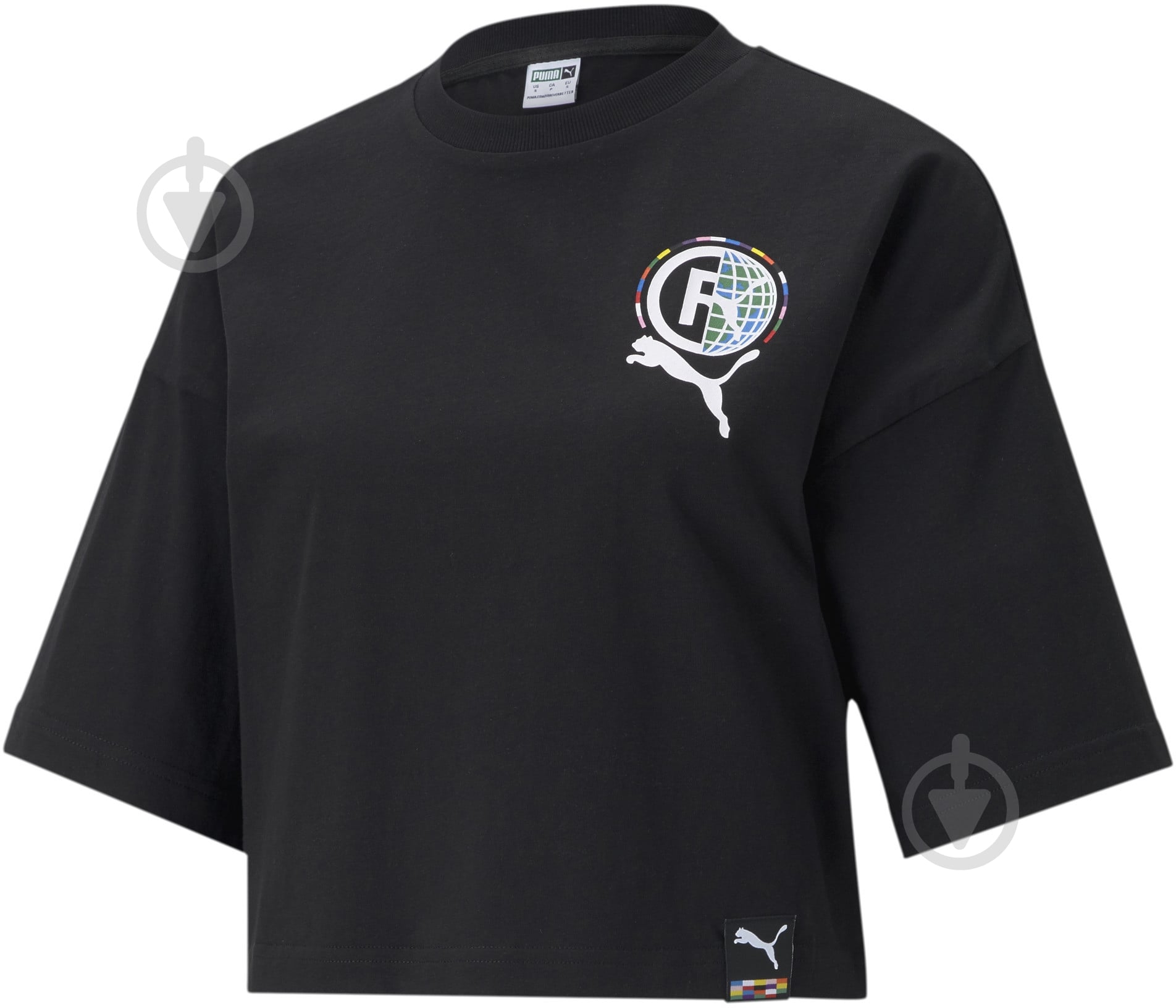 Футболка Puma PI Graphic Tee 59970201 р.L черный - фото 2