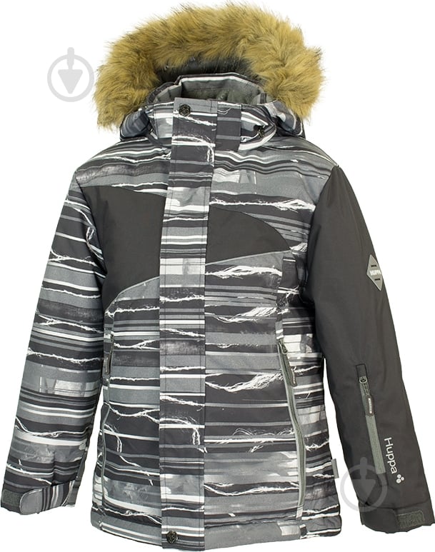 Куртка дитяча для хлопчика HUPPA Nortony р.152 сірий 82648 - фото 1