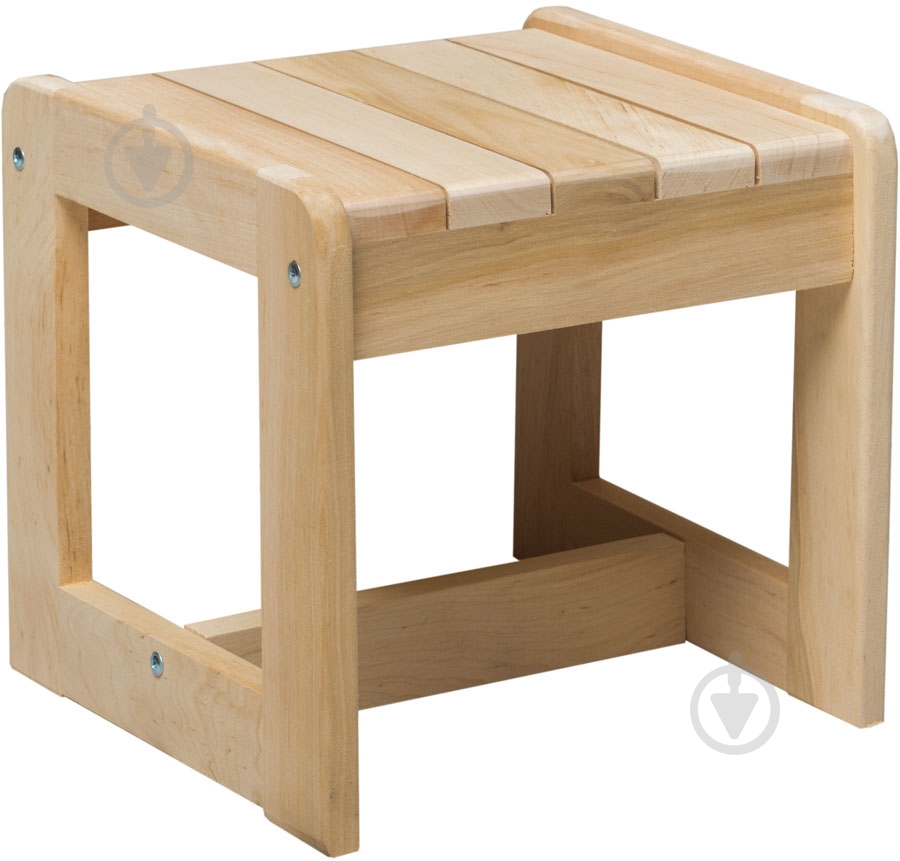 Табурет деревянный ТДТ-10 коричневый / дуб - фото 1
