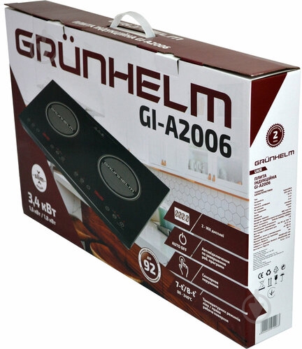Плита індукційна настільна Grunhelm GI-A2006 - фото 8