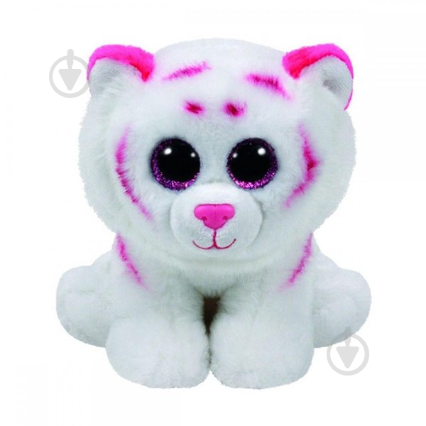 М'яка іграшка TY Beanie Babies Тигреня Tabor 12 см білий 35241 - фото 1