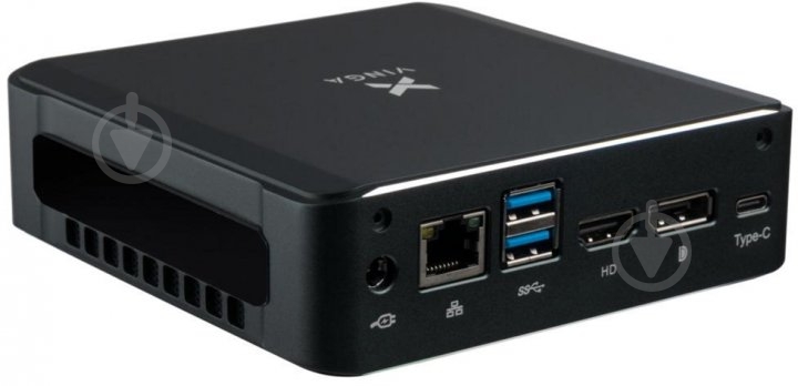Комп'ютер Vinga Mini PC V650 (V65010210U.8256) black - фото 4