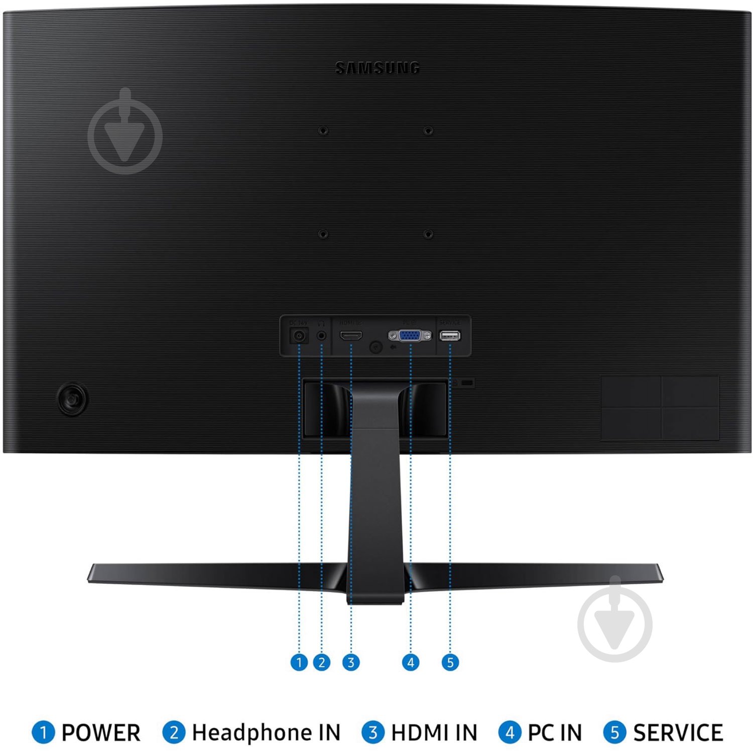 Монитор Samsung S24D366 23,8" (LS24D366GAIXCI) - фото 5