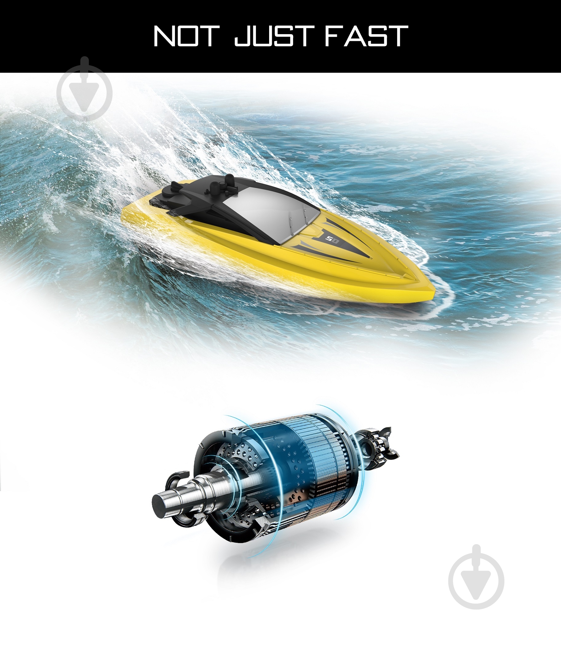 Катер на радиоуправлении Syma Mini Boat 23 см Q5 - фото 5 Катер на радиоуправлении Syma Mini Boat 23 см Q5 - фото 5