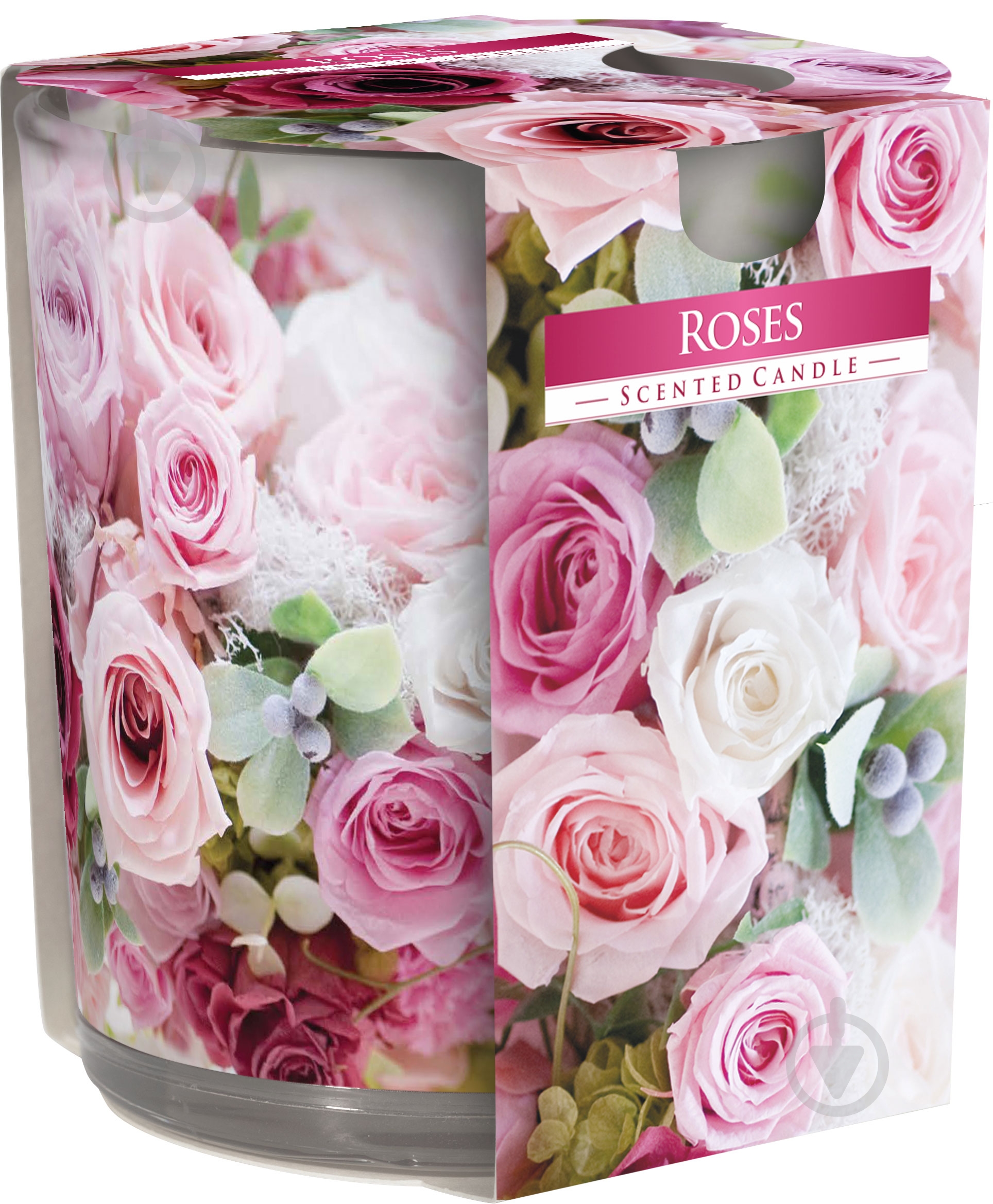 Свеча ароматическая sn72S/02 Роза Bispol - фото 1