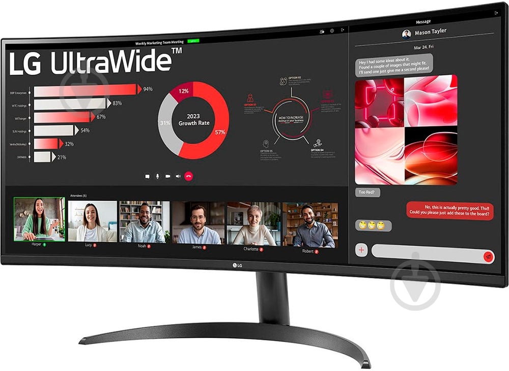 Монитор LG UltraWide 34" (34WR50QK-B) - фото 3 Монитор LG UltraWide 34" (34WR50QK-B) - фото 3