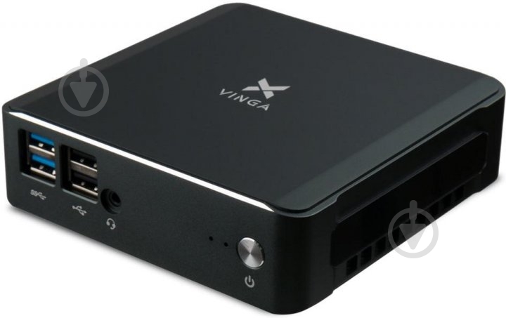 Компьютер Vinga Mini PC V650 (V65010510U.8512) black - фото 2