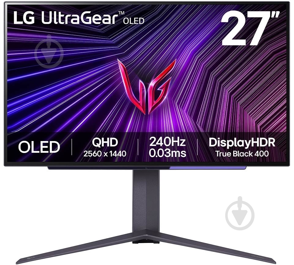 Монитор LG UltraGear 26,5" (27GS95QE-B) - фото 1 Монитор LG UltraGear 26,5" (27GS95QE-B) - фото 1