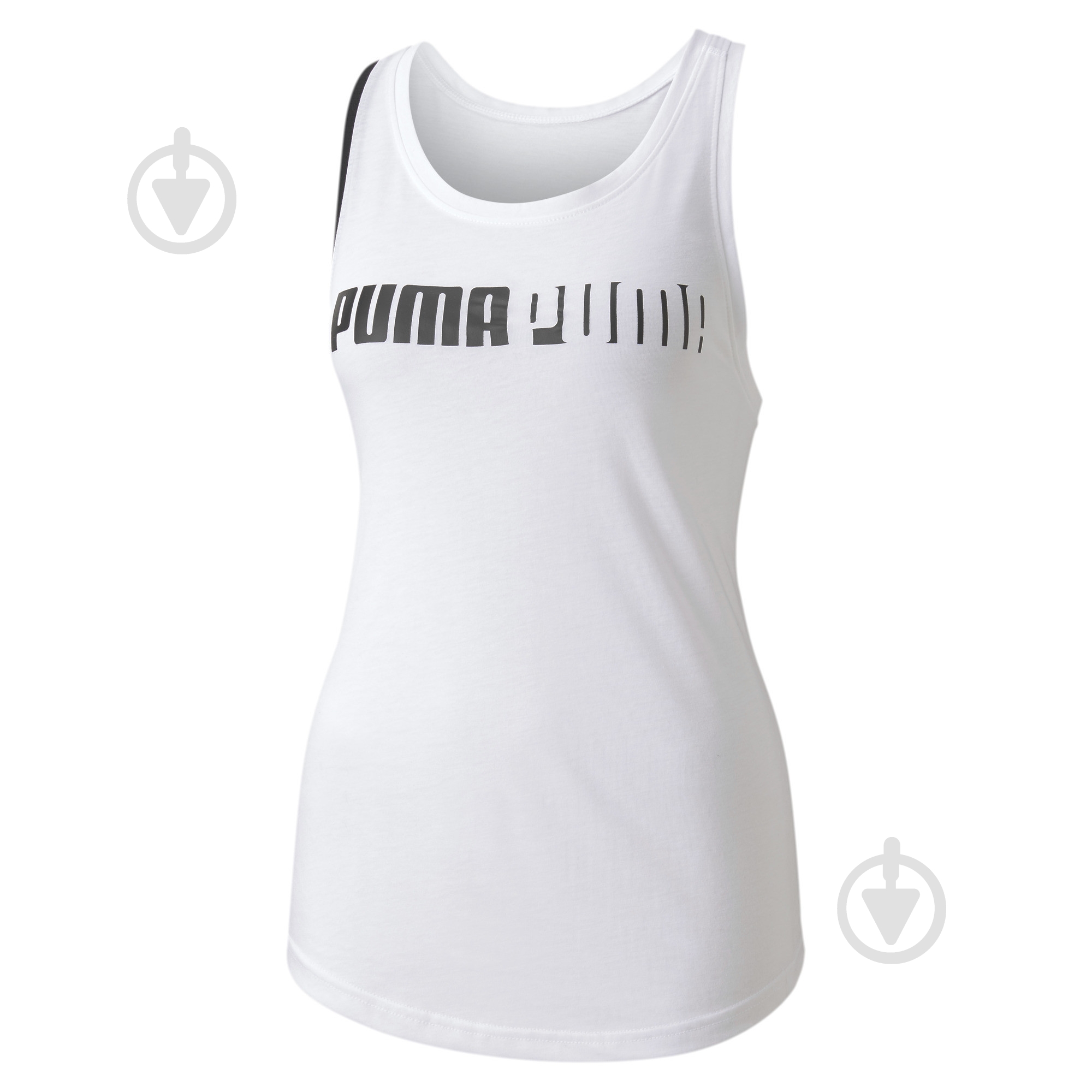 Майка Puma Train Logo Cross Back Tank 51949003 р.L білий - фото 2