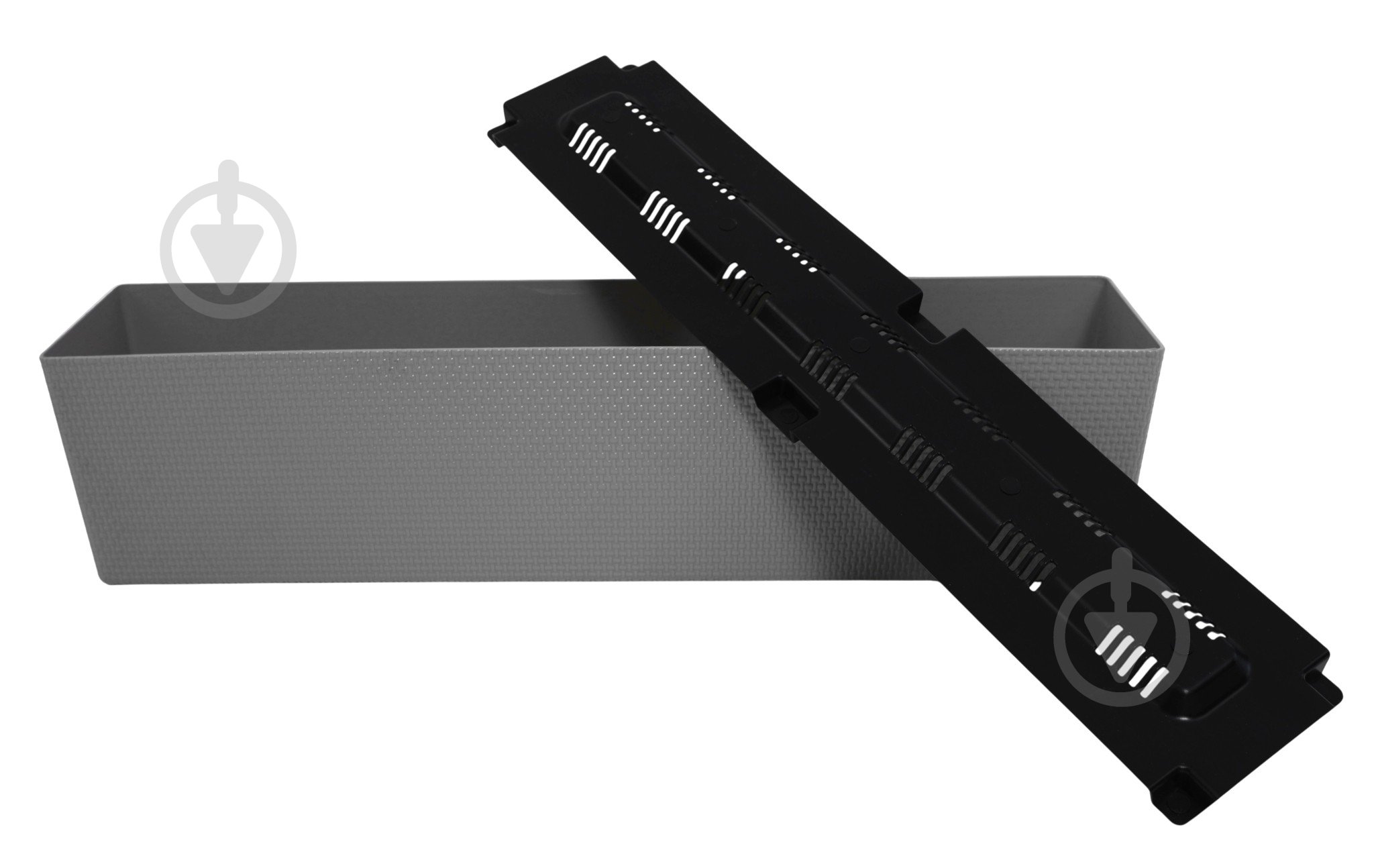 Ящик балконний пластик КАННА зі вставкою прямокутний какао ММ-Пласт (Bp40ca) - фото 1 Ящик балконний пластик КАННА зі вставкою прямокутний какао ММ-Пласт (Bp40ca) - фото 1