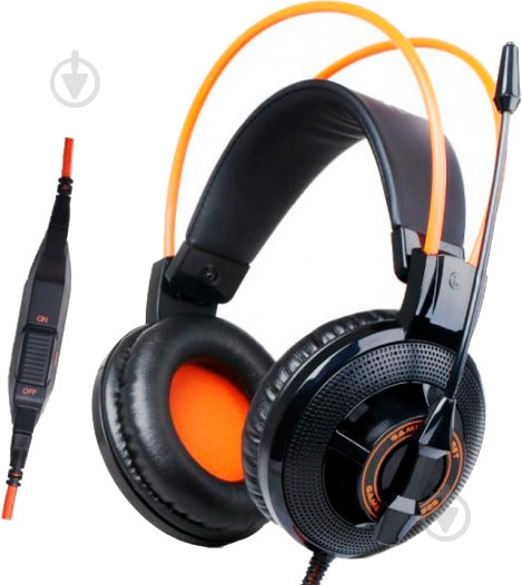 Гарнітура Somic G925 black/orange (9590009919) - фото 1 Гарнітура Somic G925 black/orange (9590009919) - фото 1