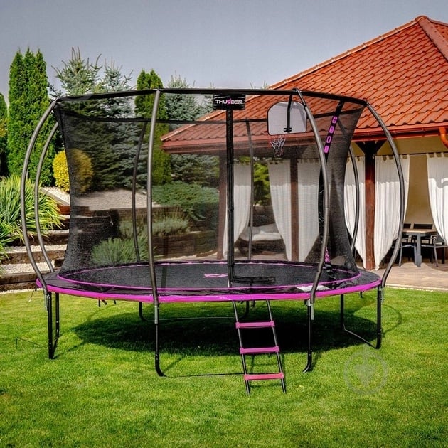 Батут з сіткою і драбинкою Thunder INSIDE-ULTRA-10FT - фото 8