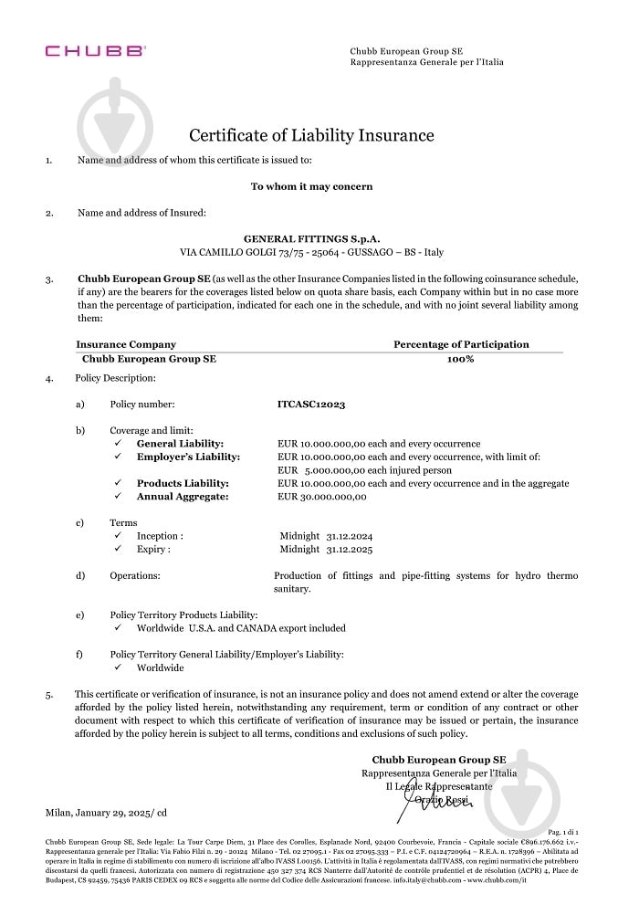 Кран шаровой General Fittings ВВ 1/2" с бабочкой GF - фото 2