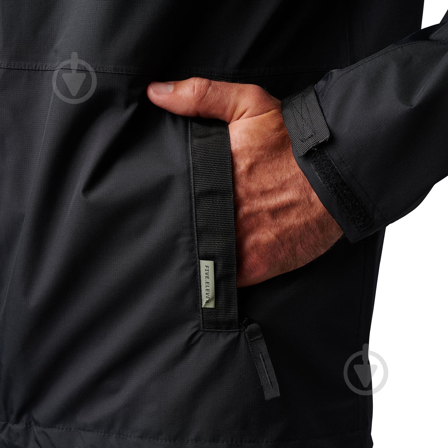 Куртка чоловіча демісезонна 5.11 Tactical штормова Exos Rain Shell 48370-019 48370-019 р.XXL [019] Black - фото 6